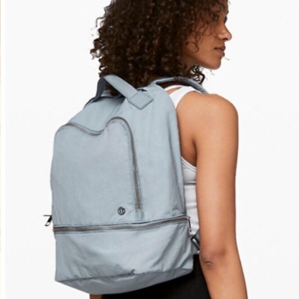 Blue lululemon backpack